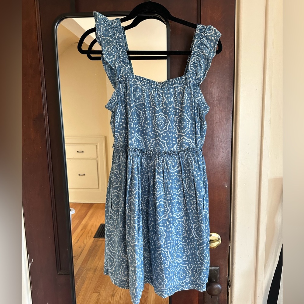 Flutter Sleeve Ruffle Mini Dress - Picture 2 of 3